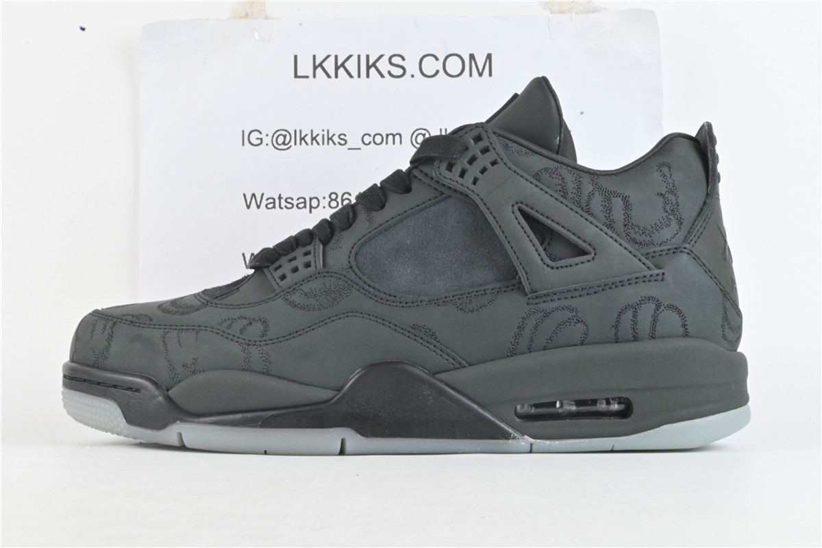 Jordan 4 Retro Kaws Black
